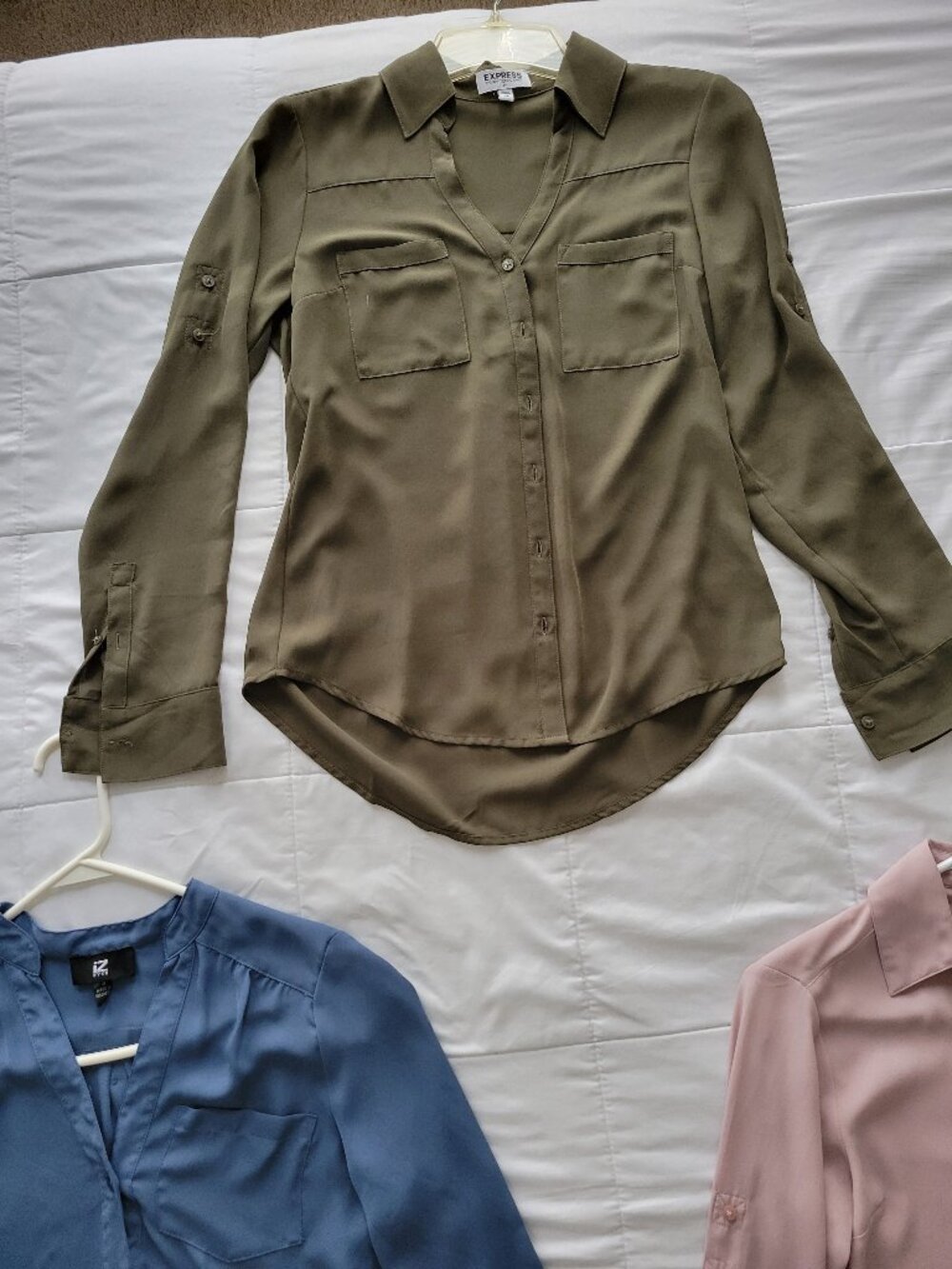 Bundle of 3 casual top blouse 3/4 sleeve. Preowned in great condition - Picture 3 of 13